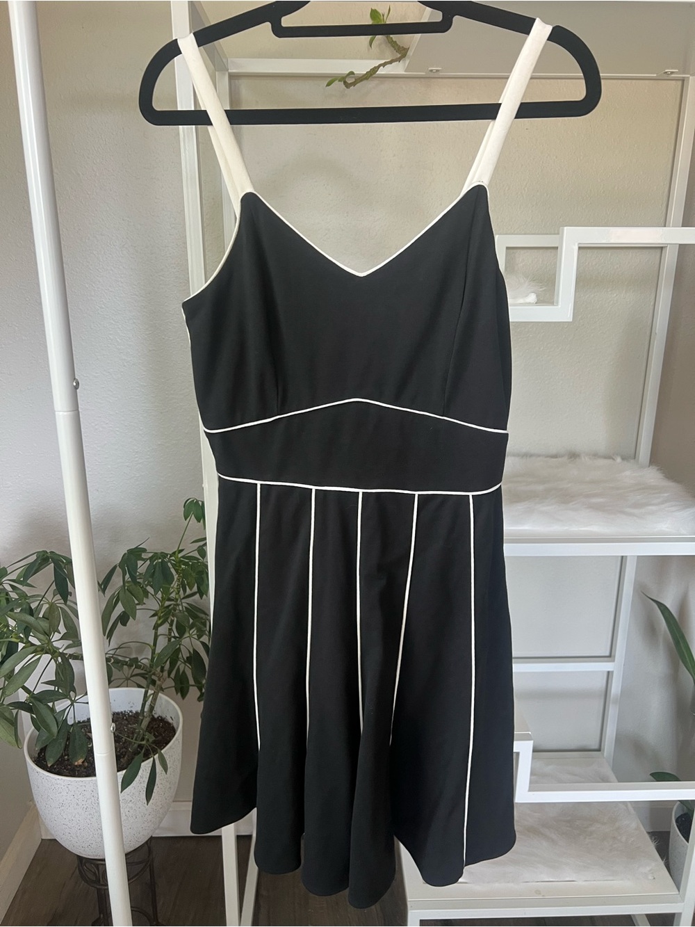 Karl Lagerfeld black and white dress